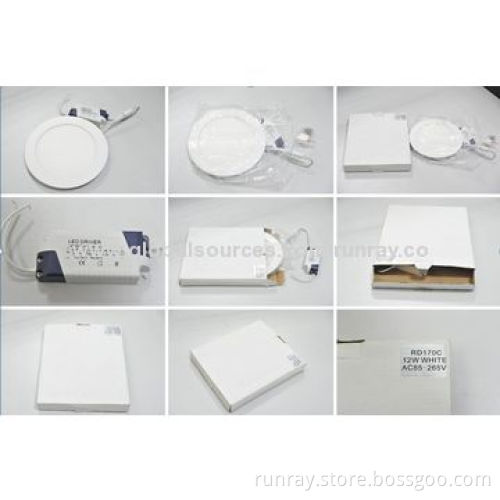 18W Dimmable LED Panel Light, Epistar 2835 SMD Chip, 85-265V AC, 225mm Diameter, ISO9001 FactoryNew